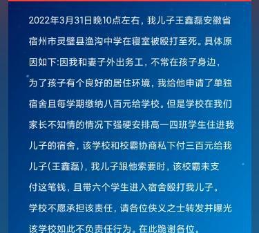 灵璧渔沟中学事件最新进展详解及关注参与指南